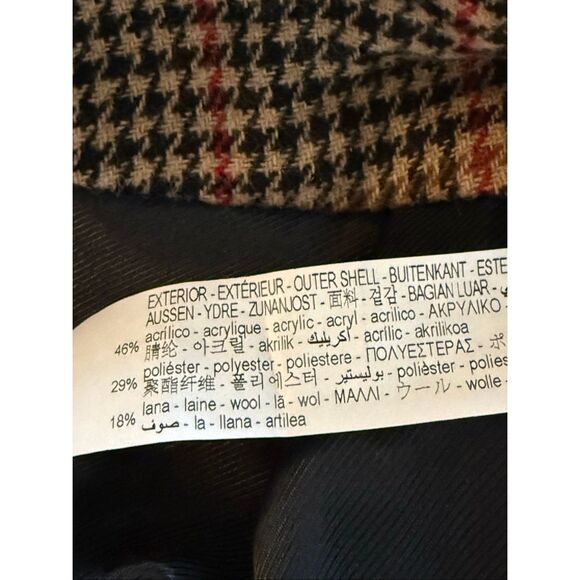 Zara Men’s Houndstooth Check Vest – Italian Fabric, Size L) - Picture 9 of 10